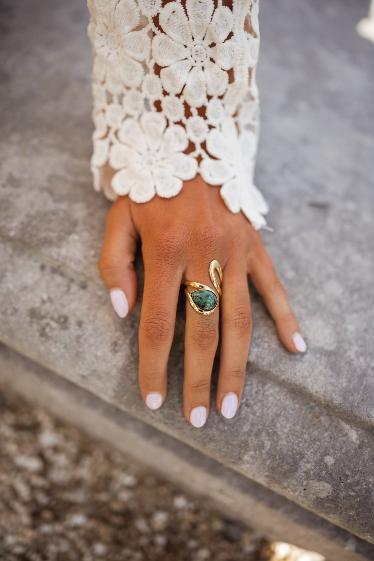 Bague Okana - dorée