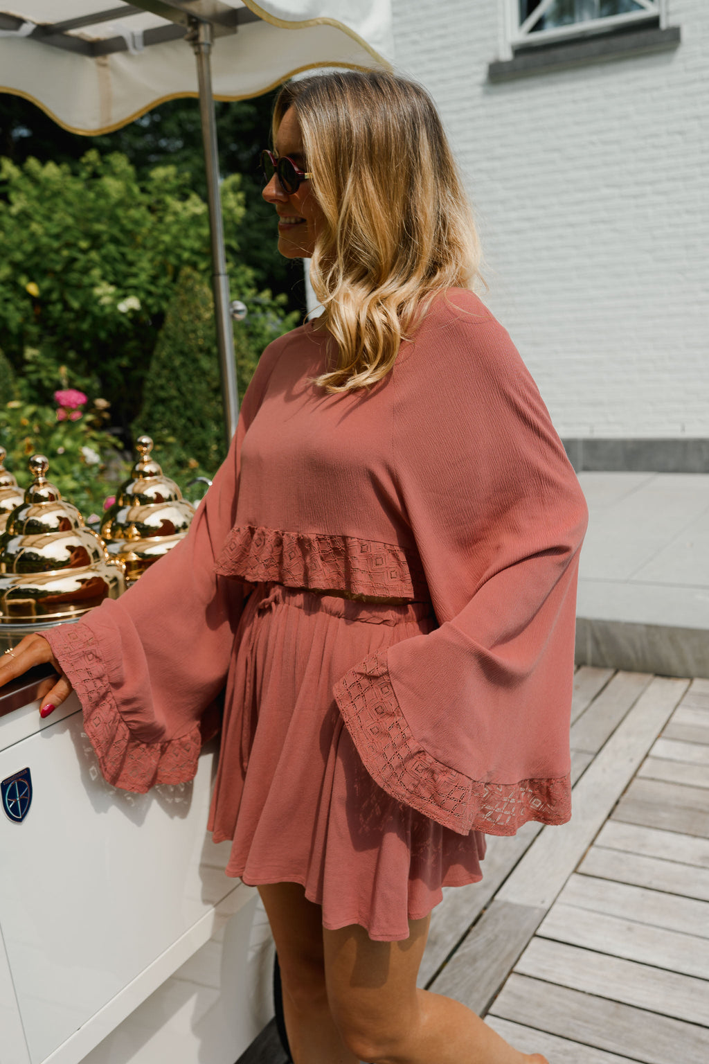 Blouse Illa - terracotta