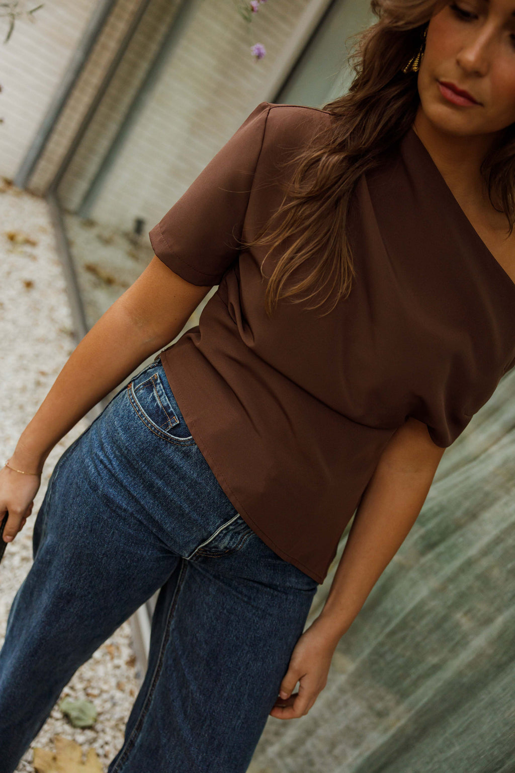 Blouse Maria - chocolat