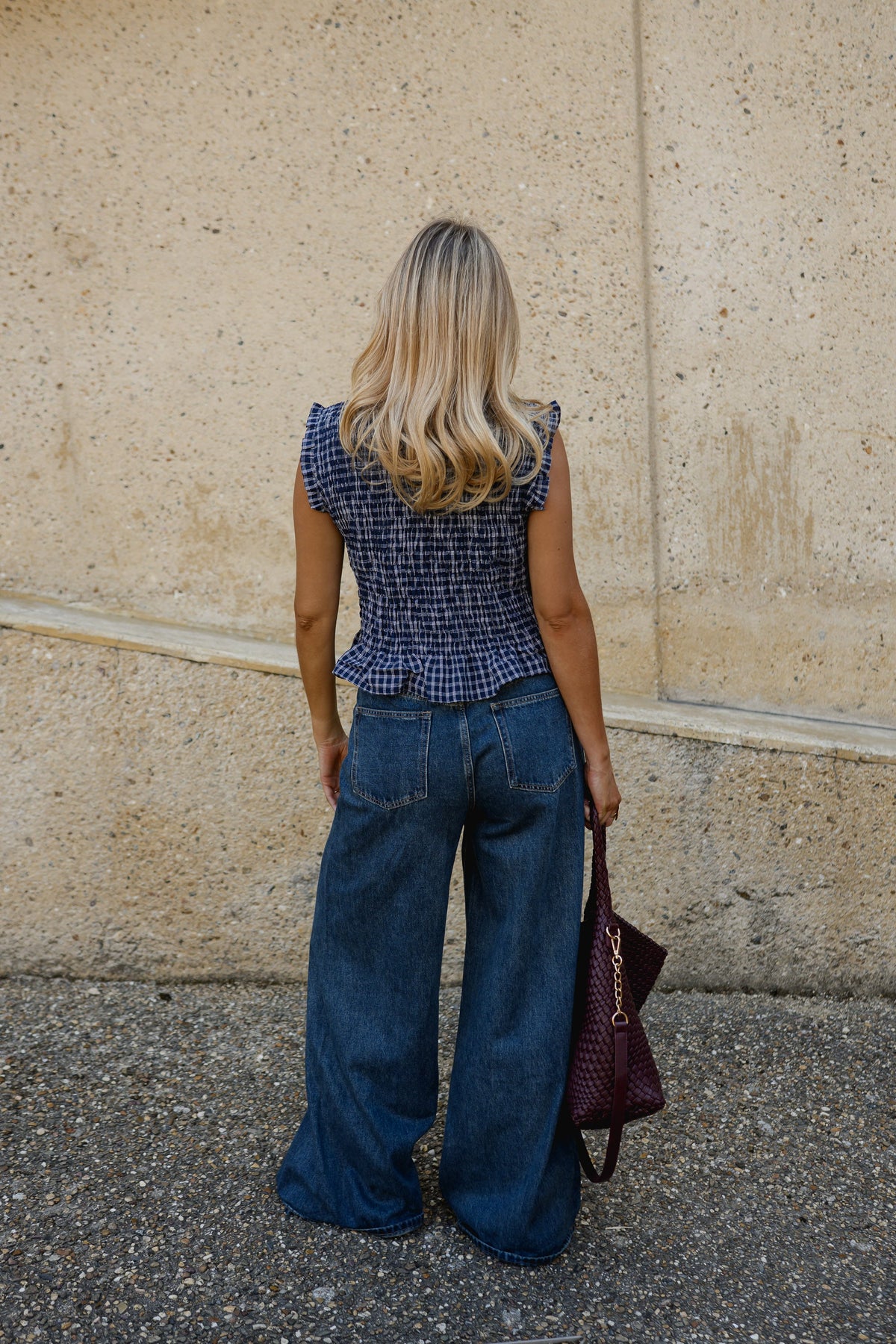 Blouse Marissa - bleue