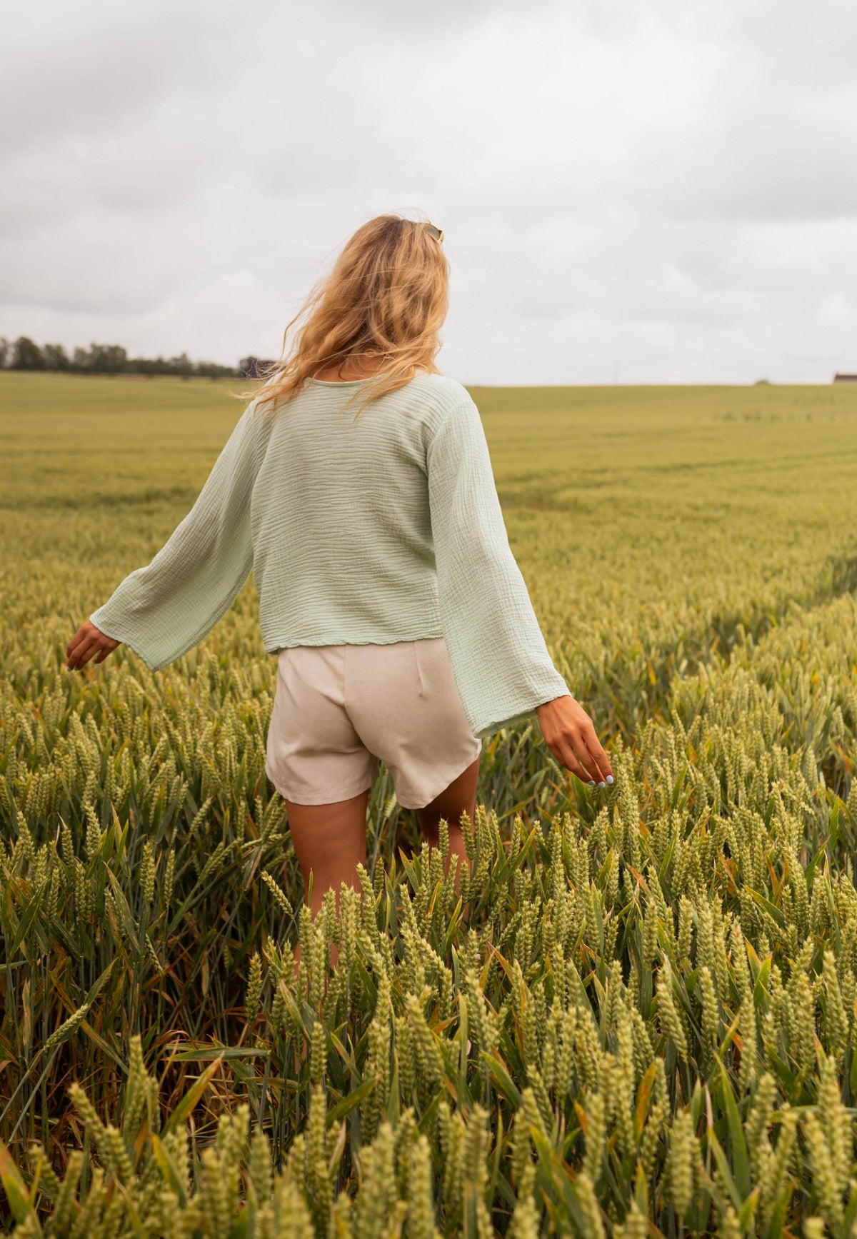 Blouse Meda - vert d’eau