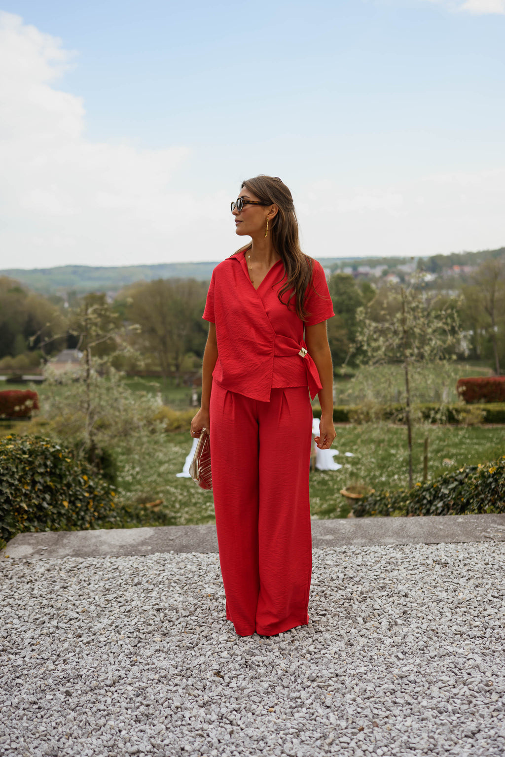 Blouse Patricia - rouge