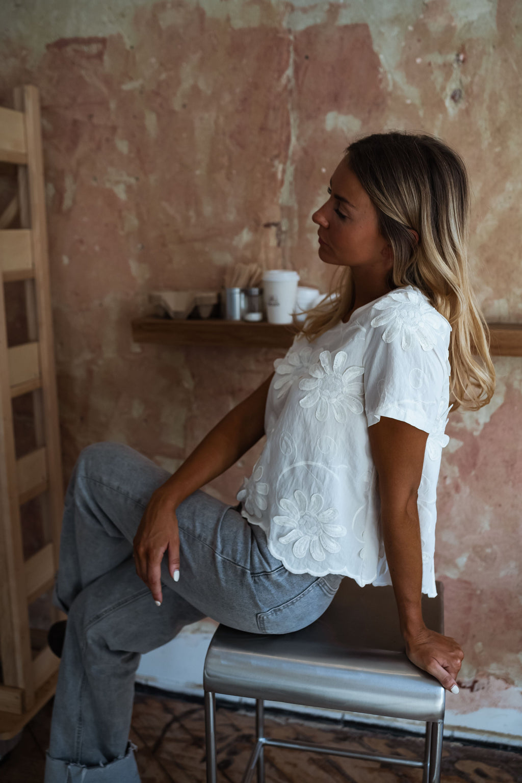 Blouse Ellea - écrue