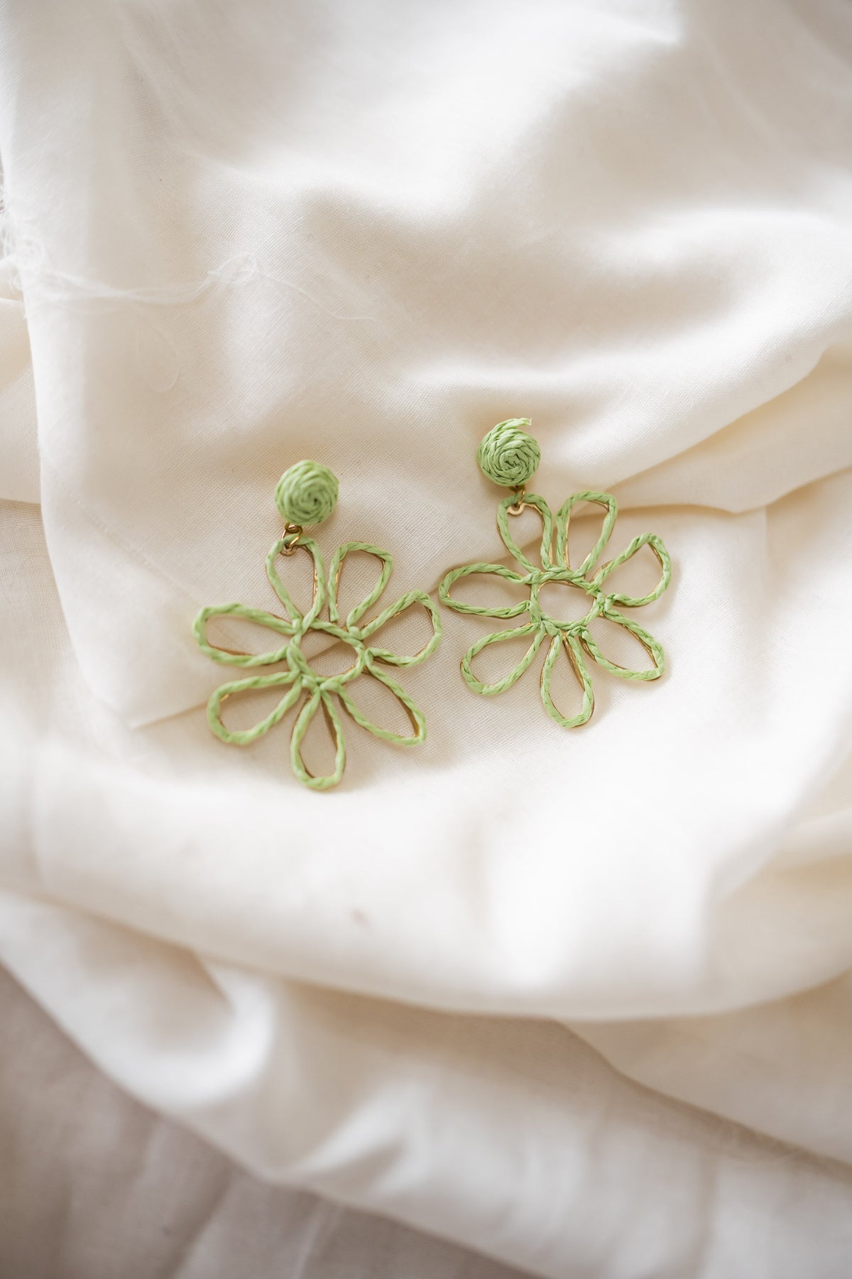 Boucles d’oreilles Anik - vertes