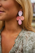 Boucles d’oreilles Aniol - rose