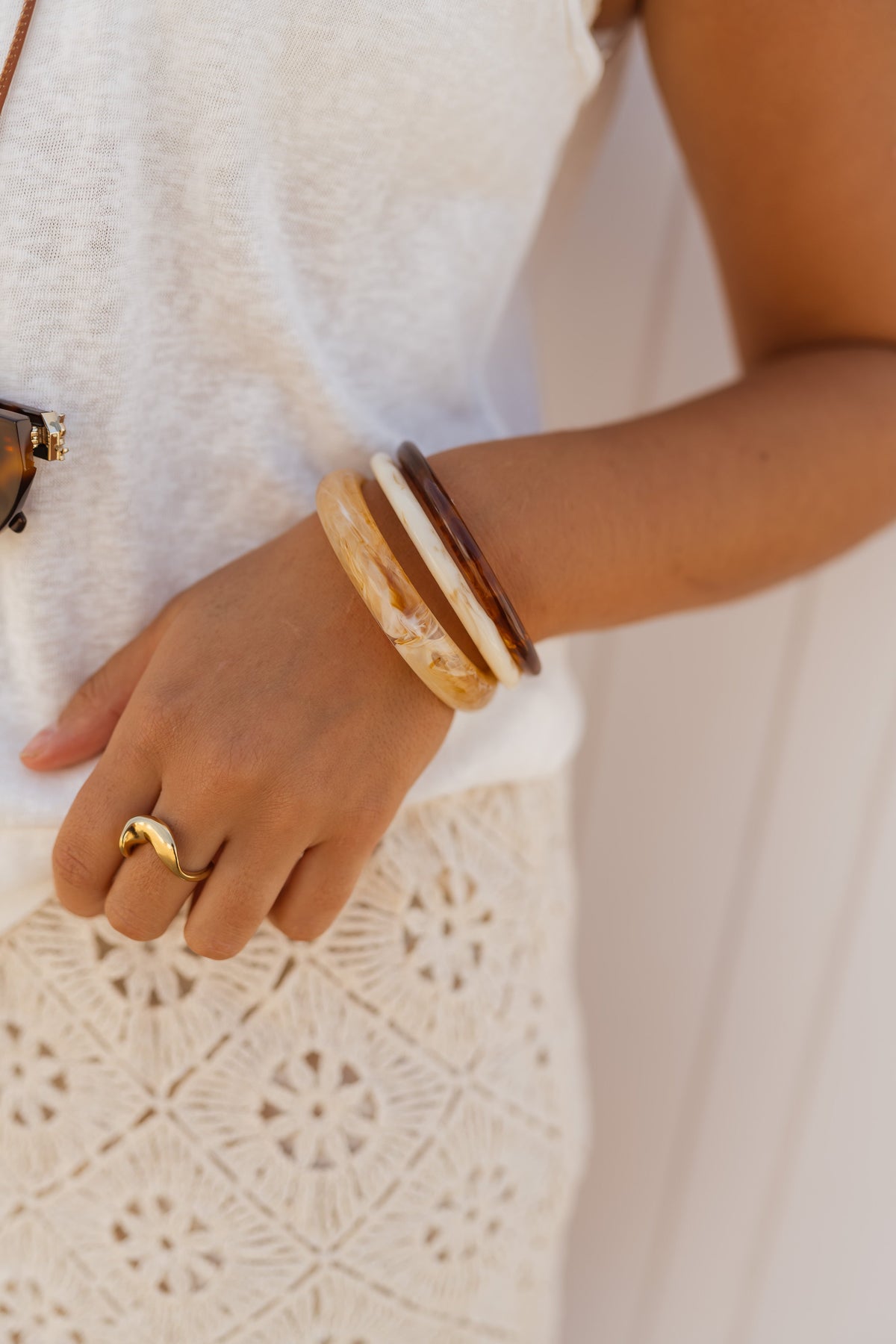 Bracelet Antos - écru