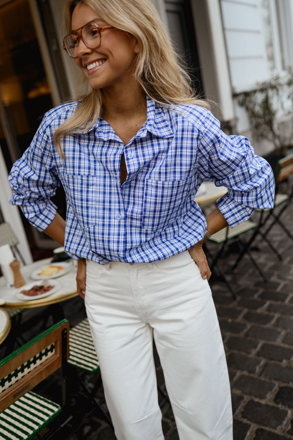 Chemise Colleen - bleue