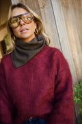 Foulard Demi - chocolat