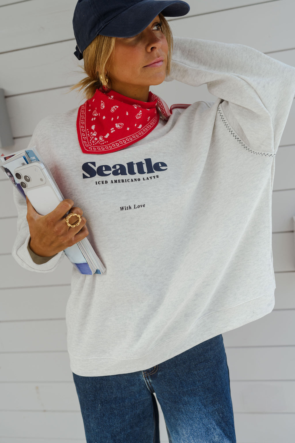 Foulard Lola - rouge