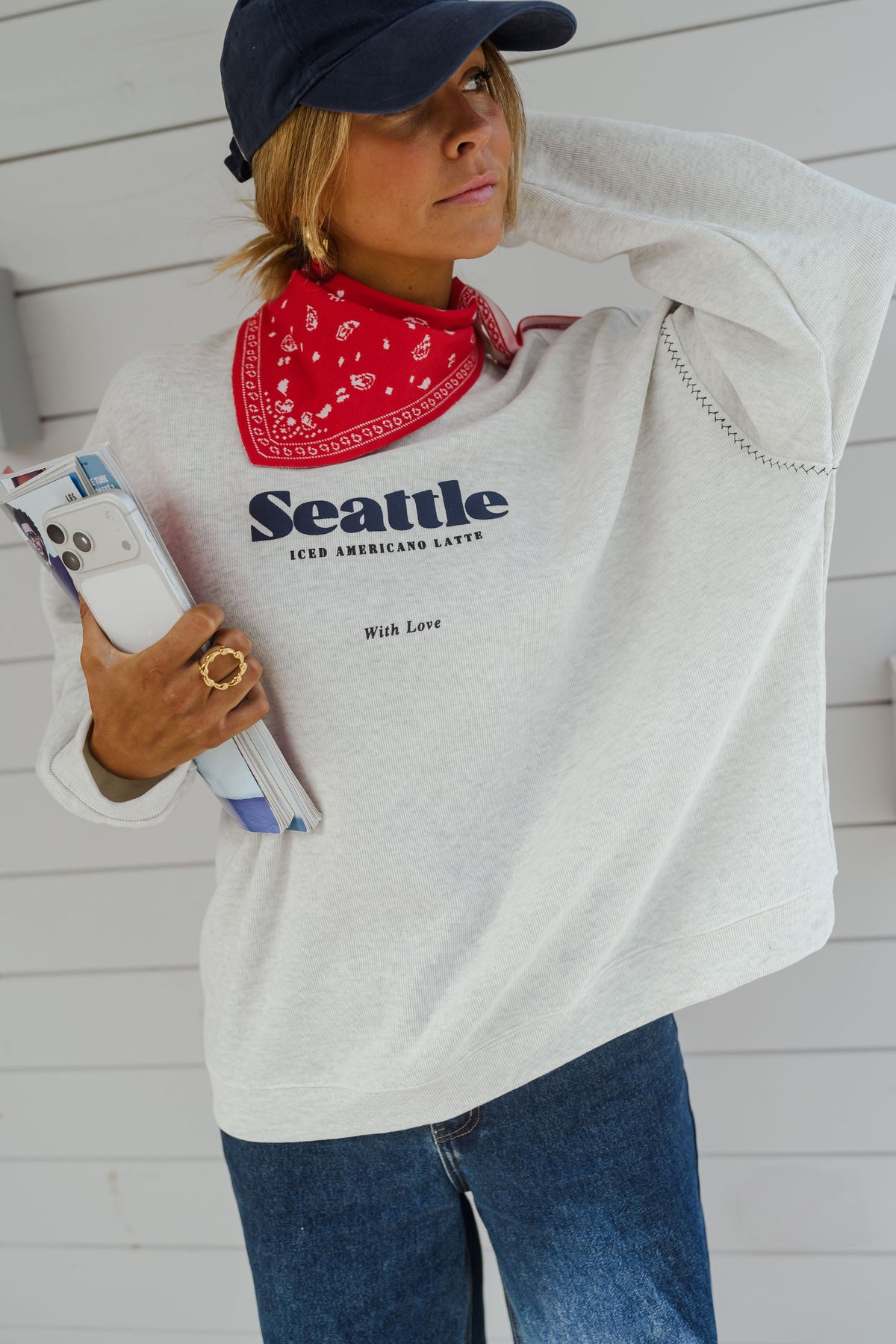 Foulard Lola - rouge