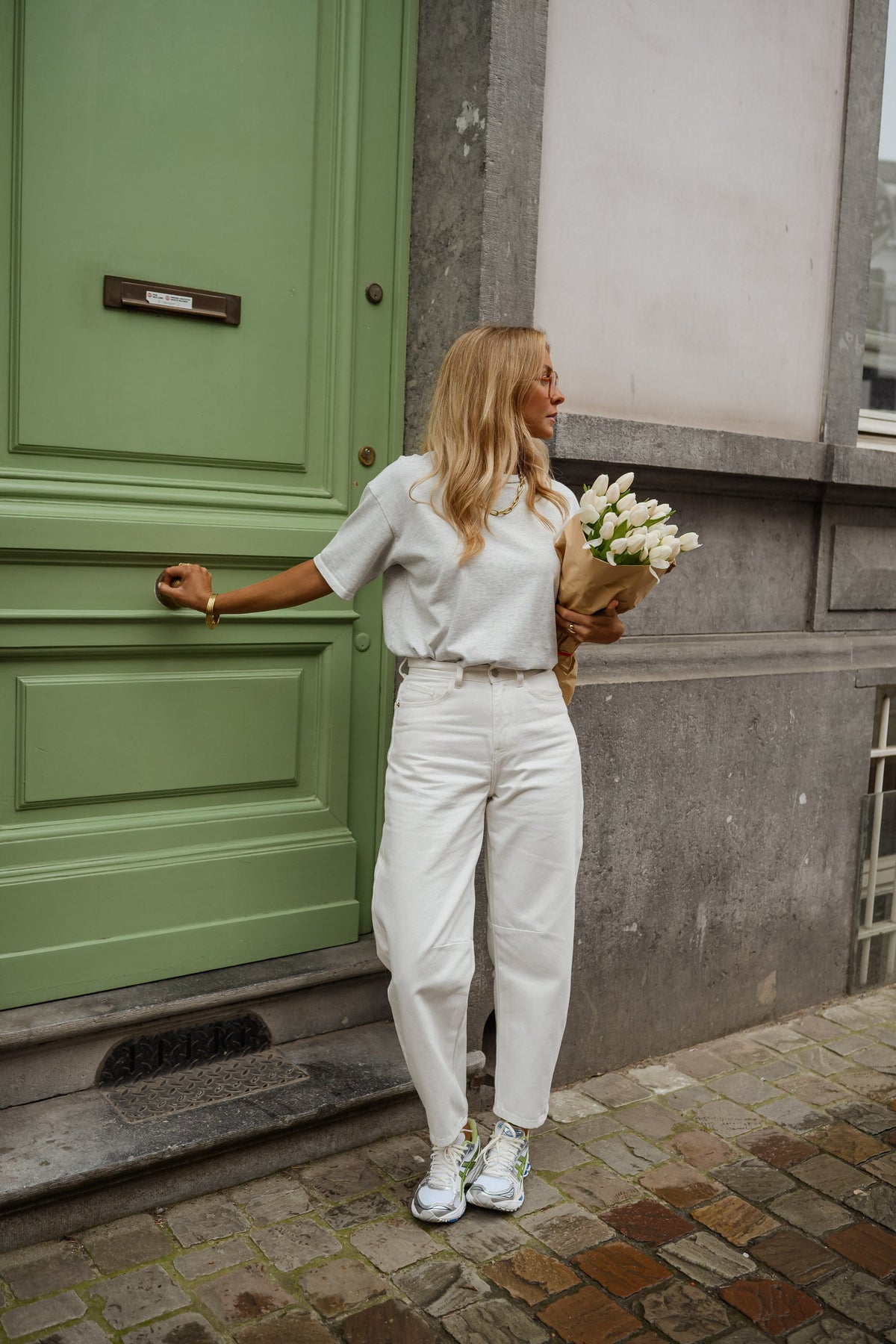 Jeans Brandy - blanc
