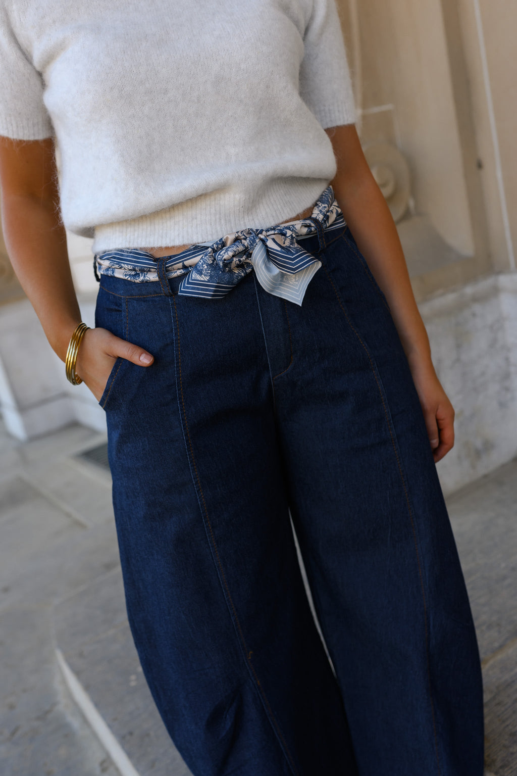Jeans Césarine - bleu