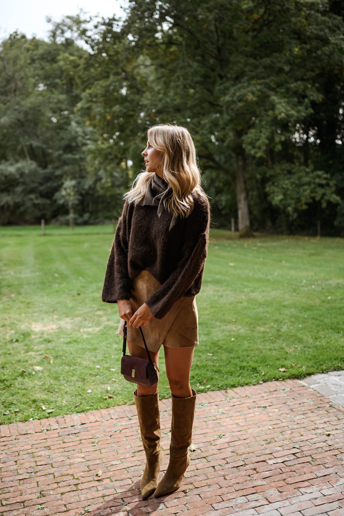 Jupe-short Emma - camel