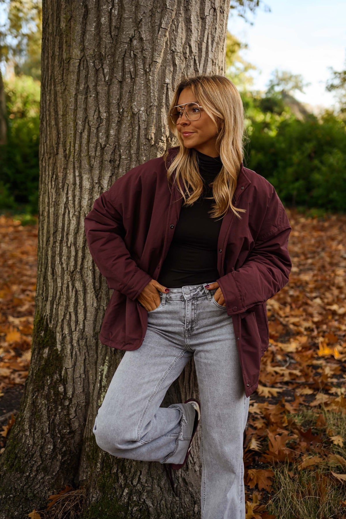Manteau Clio - bordeaux