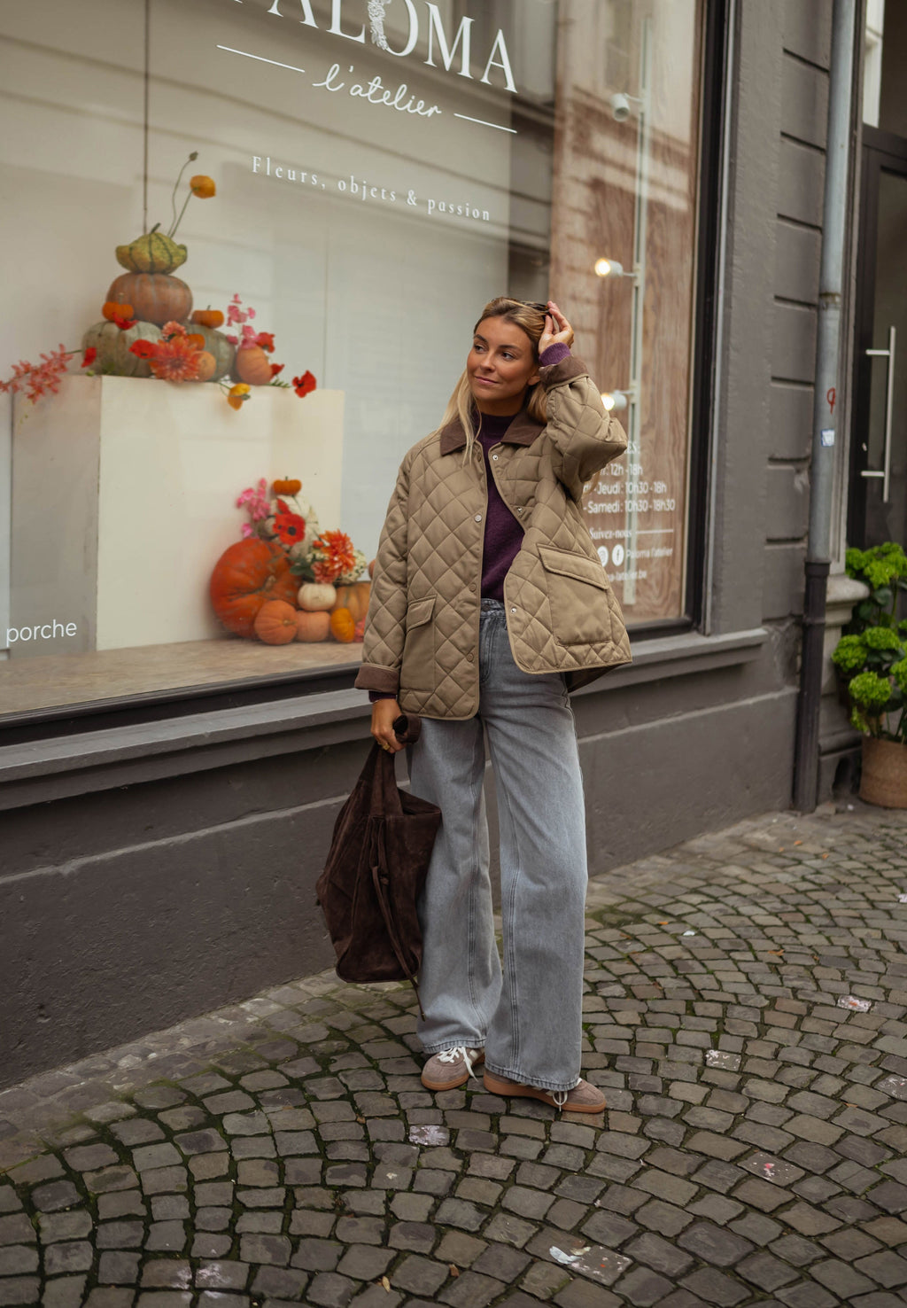 Manteau Paulina - kaki