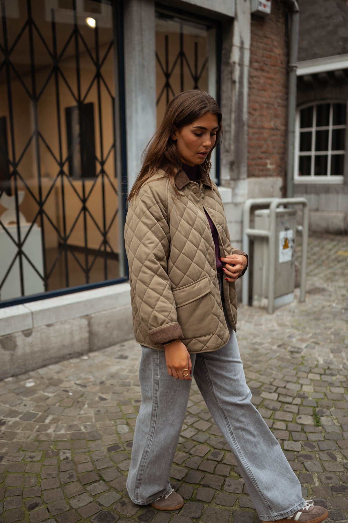 Manteau Paulina - kaki