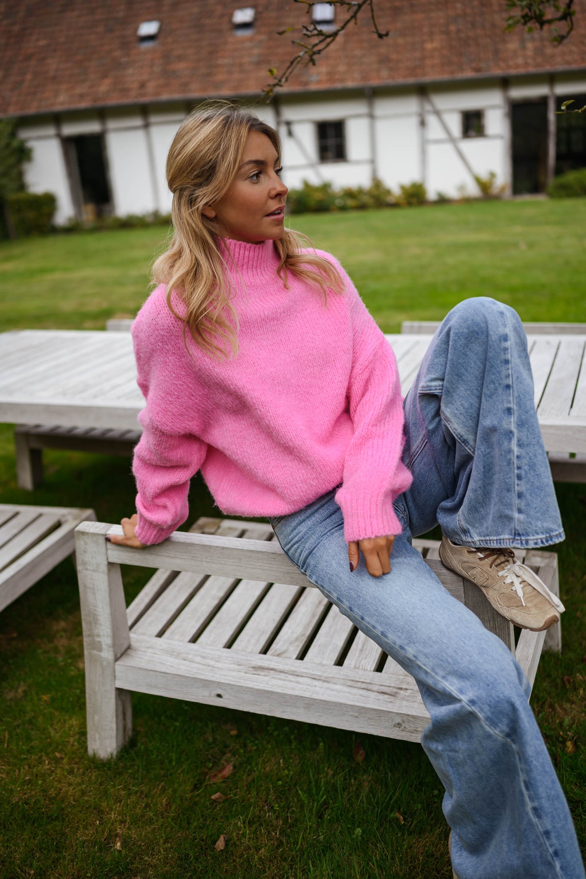 Pull Angèle - rose