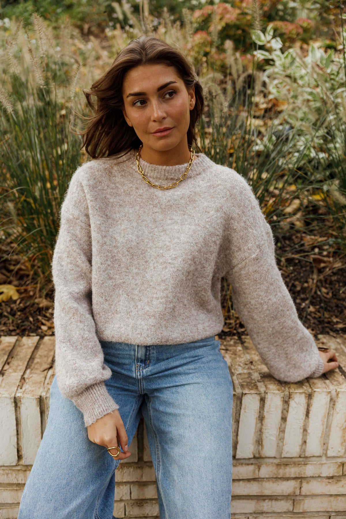 Pull Elga - taupe
