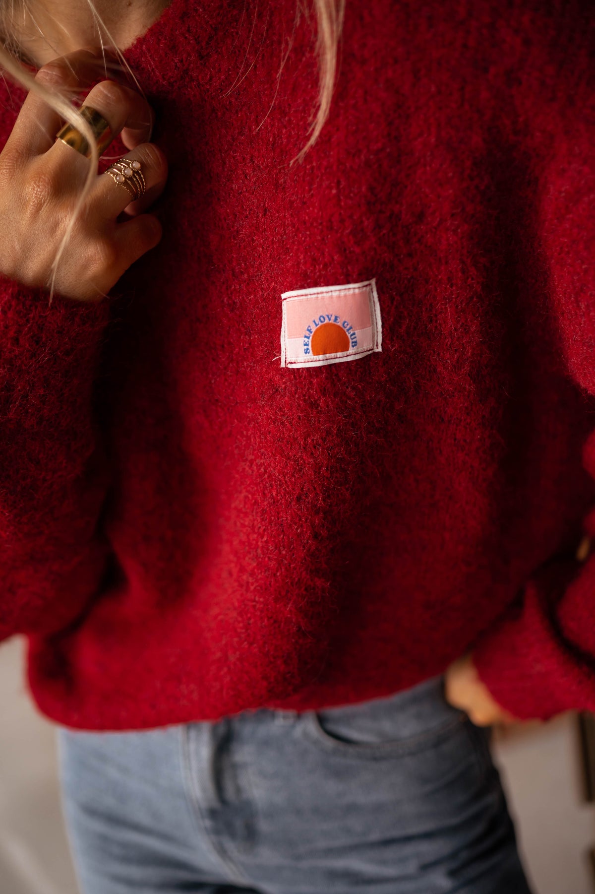 Pull Teri by EC - bordeaux