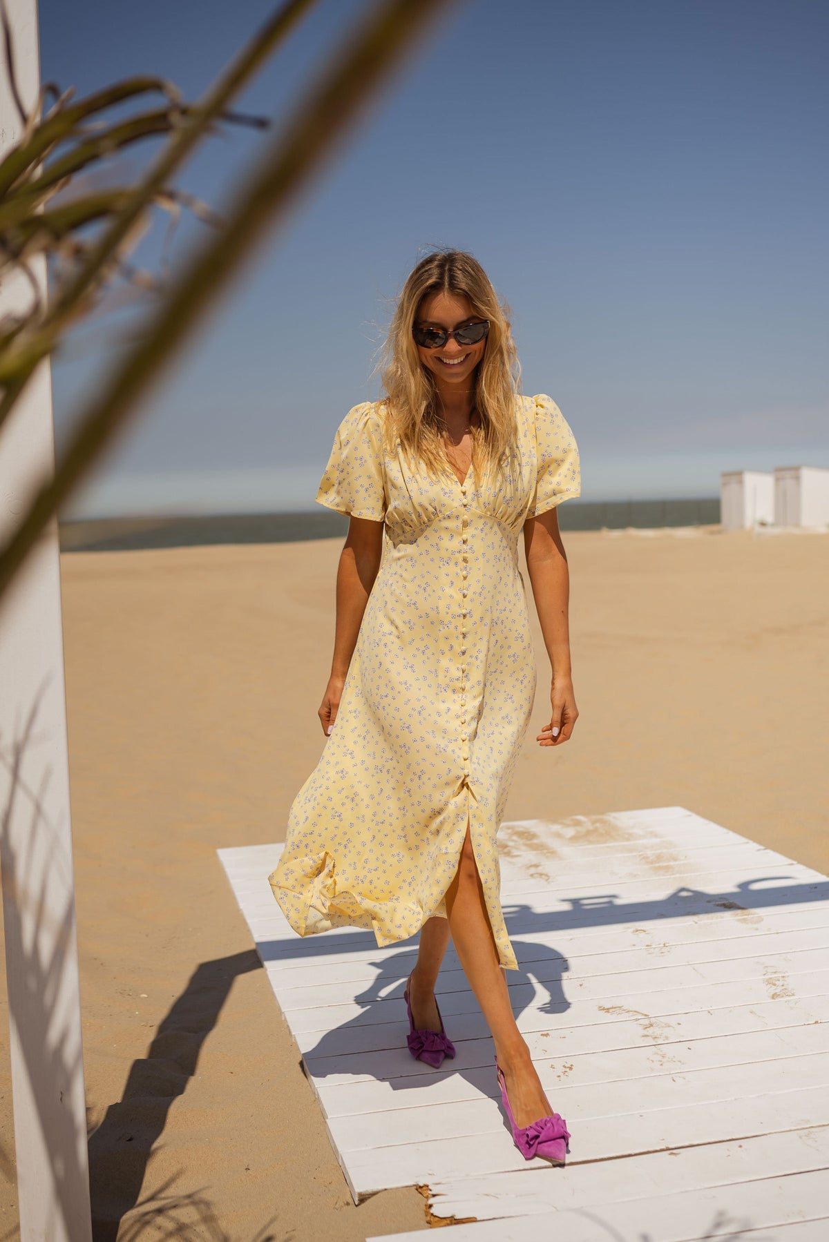 Robe Sutton - jaune