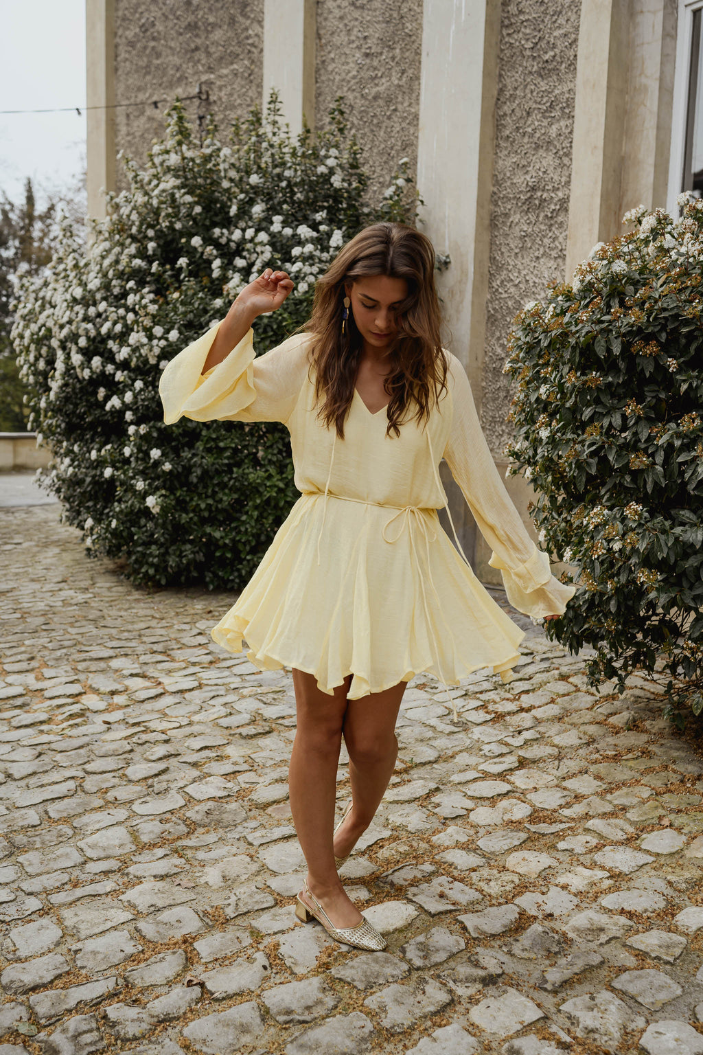 Robe Zora - jaune