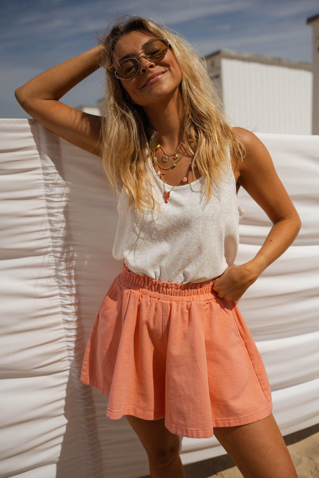 Short Erica - orange