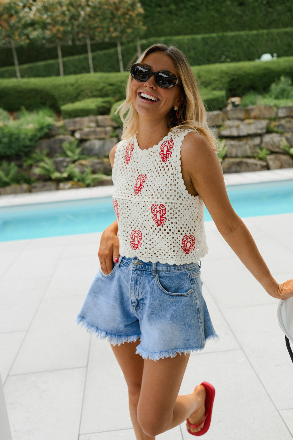 Short Lilian - bleu en jeans