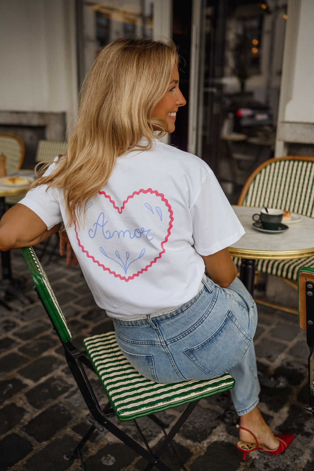 T-shirt Ciao - blanc