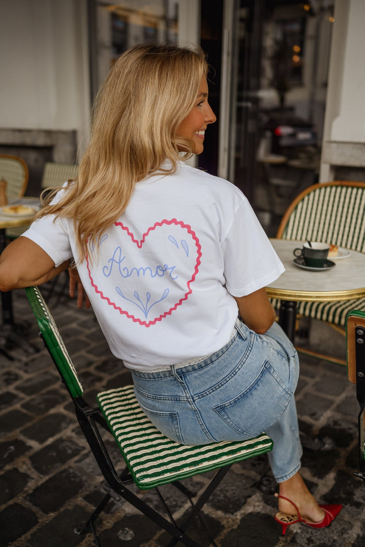 T-shirt Ciao - blanc
