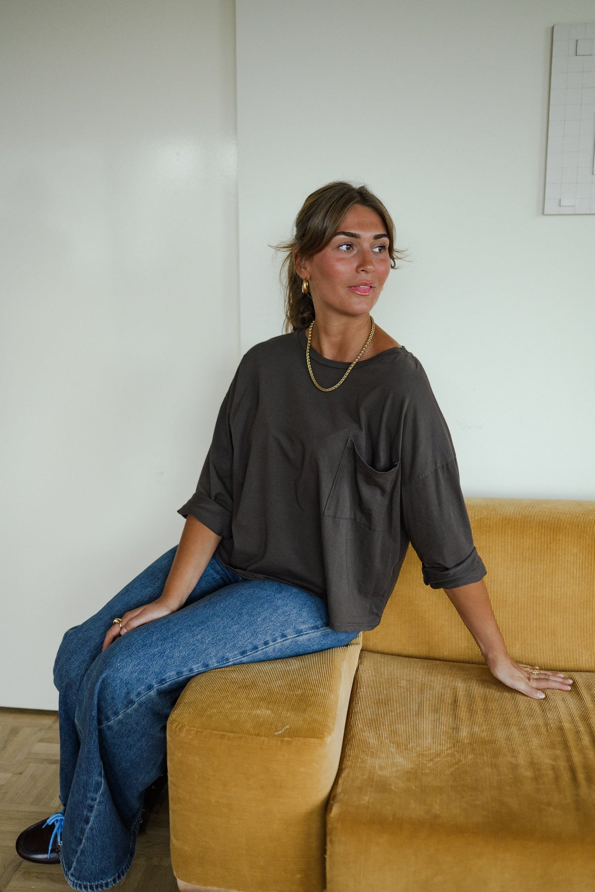 T-shirt Sixte - brun