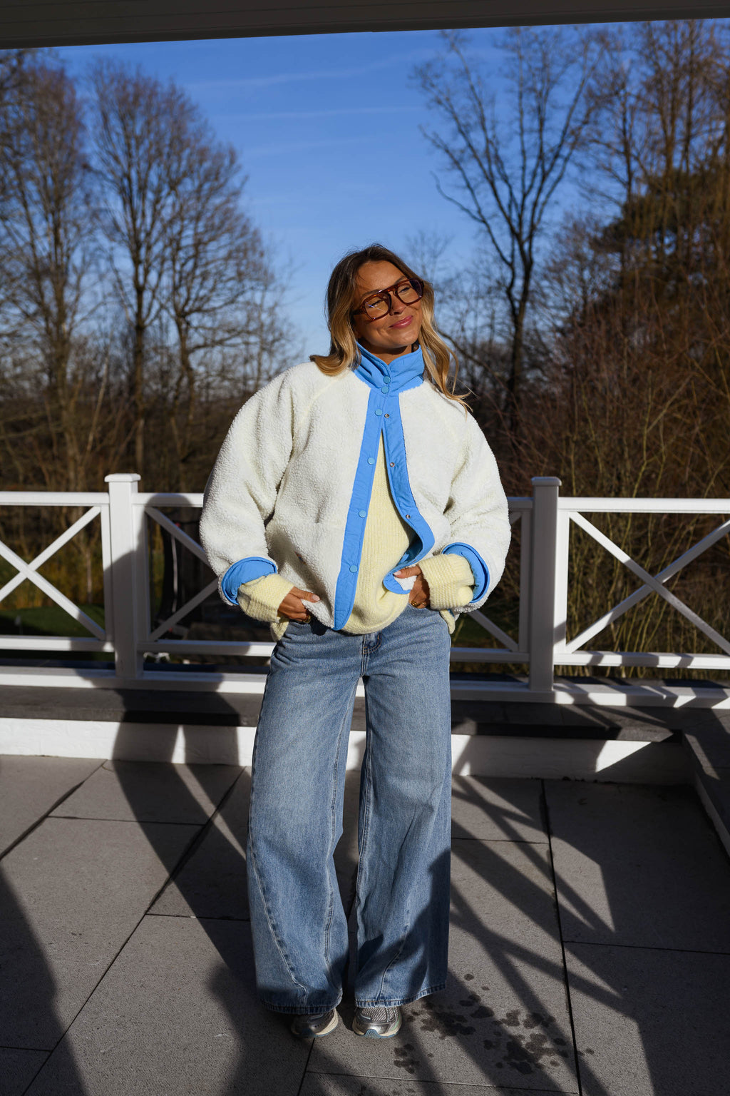 Veste Alma - bleue