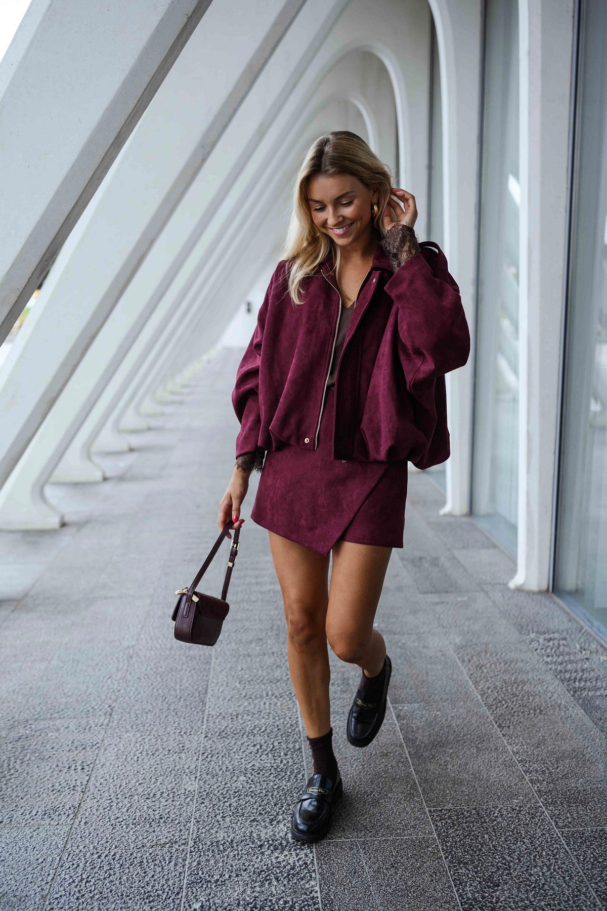 Veste Dave - bordeaux