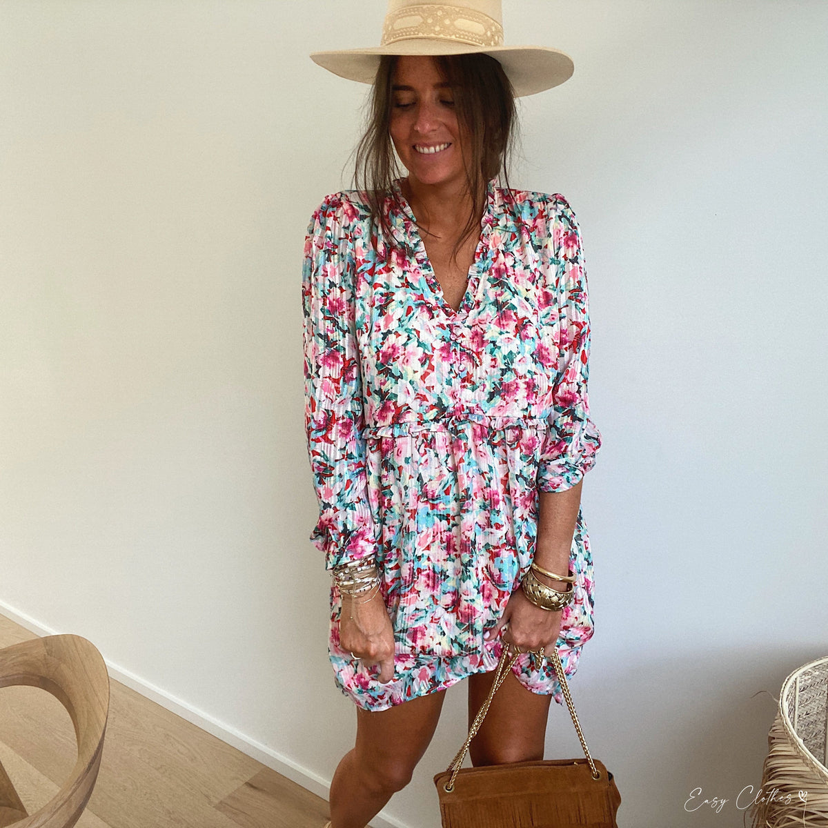 Robe Aliza - à fleurs
