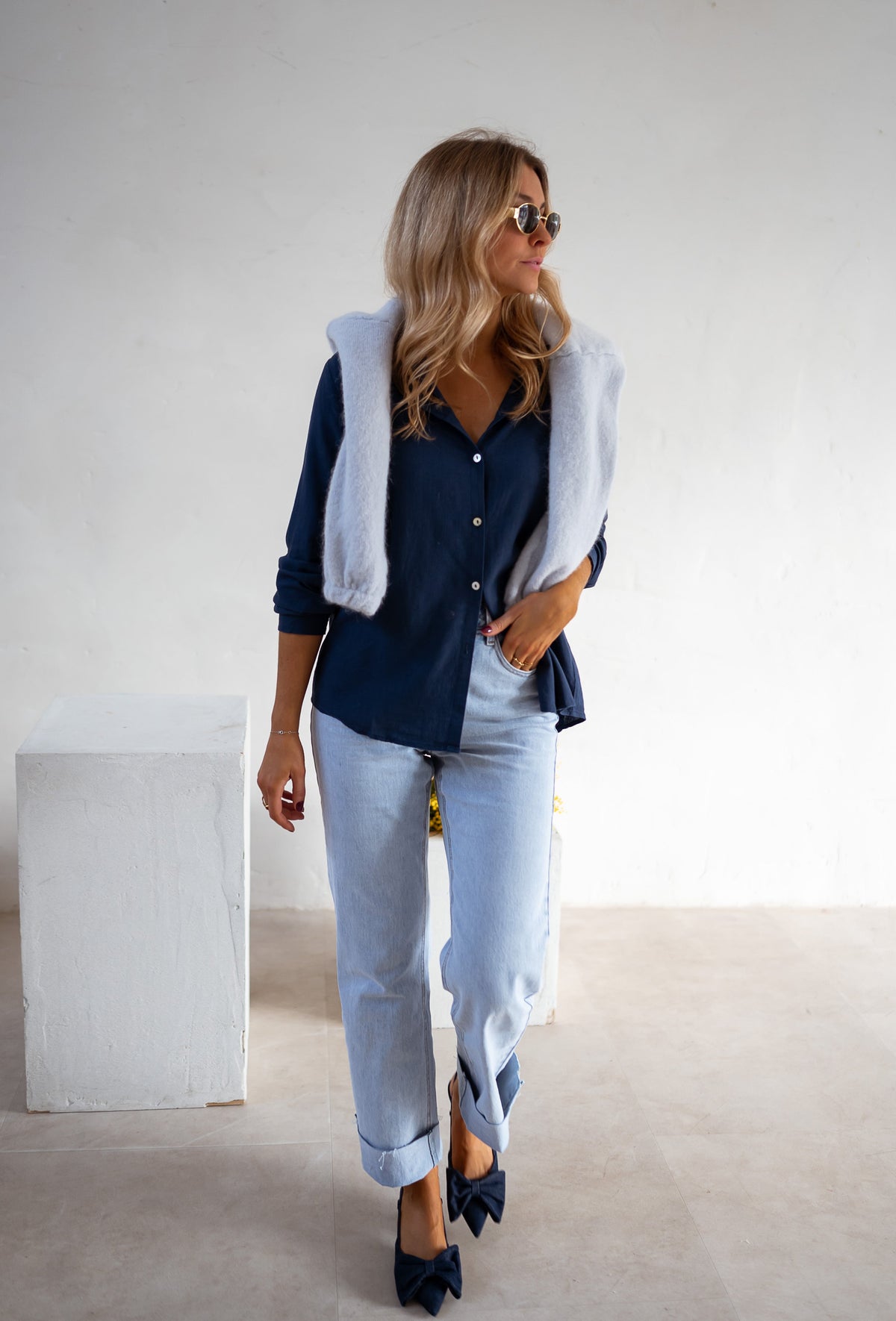 Chemise Sinou - bleue
