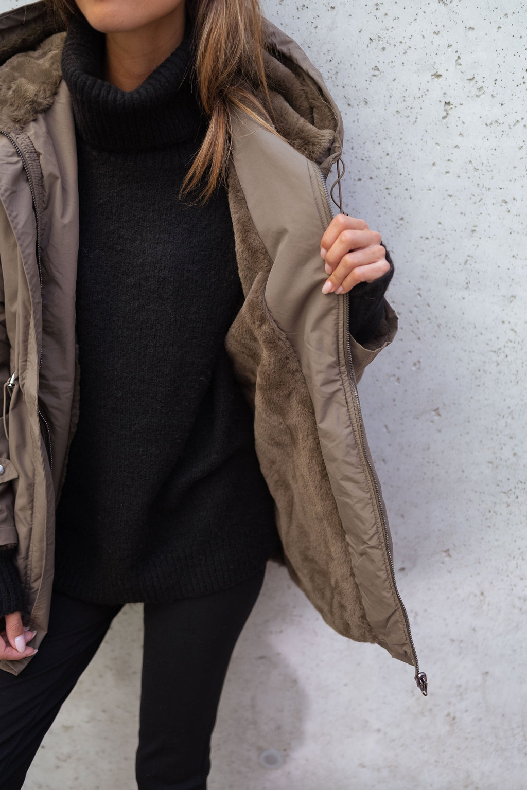 Manteau Clovis - kaki