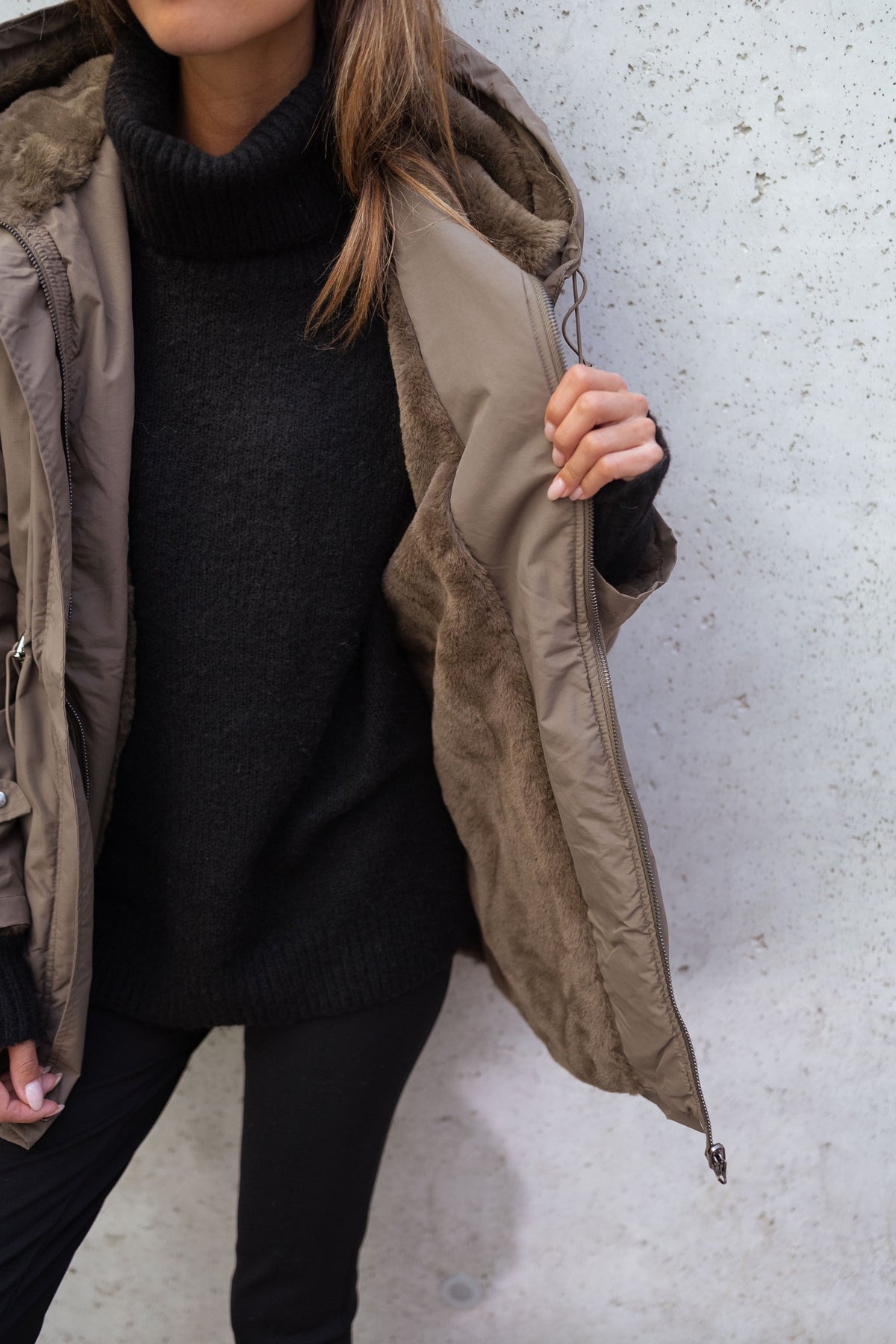 Manteau Clovis - kaki