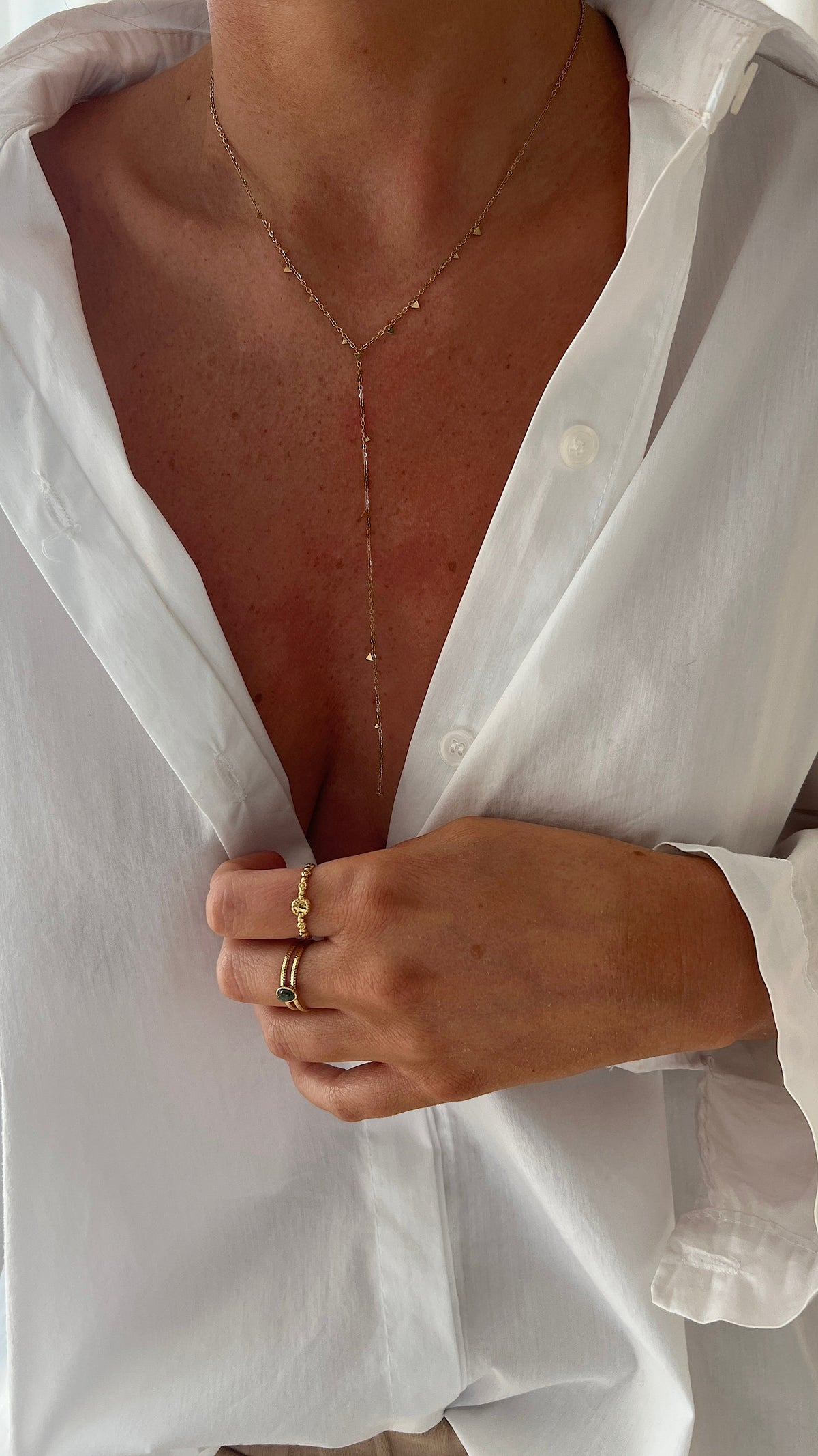 Collier Tiffen - doré