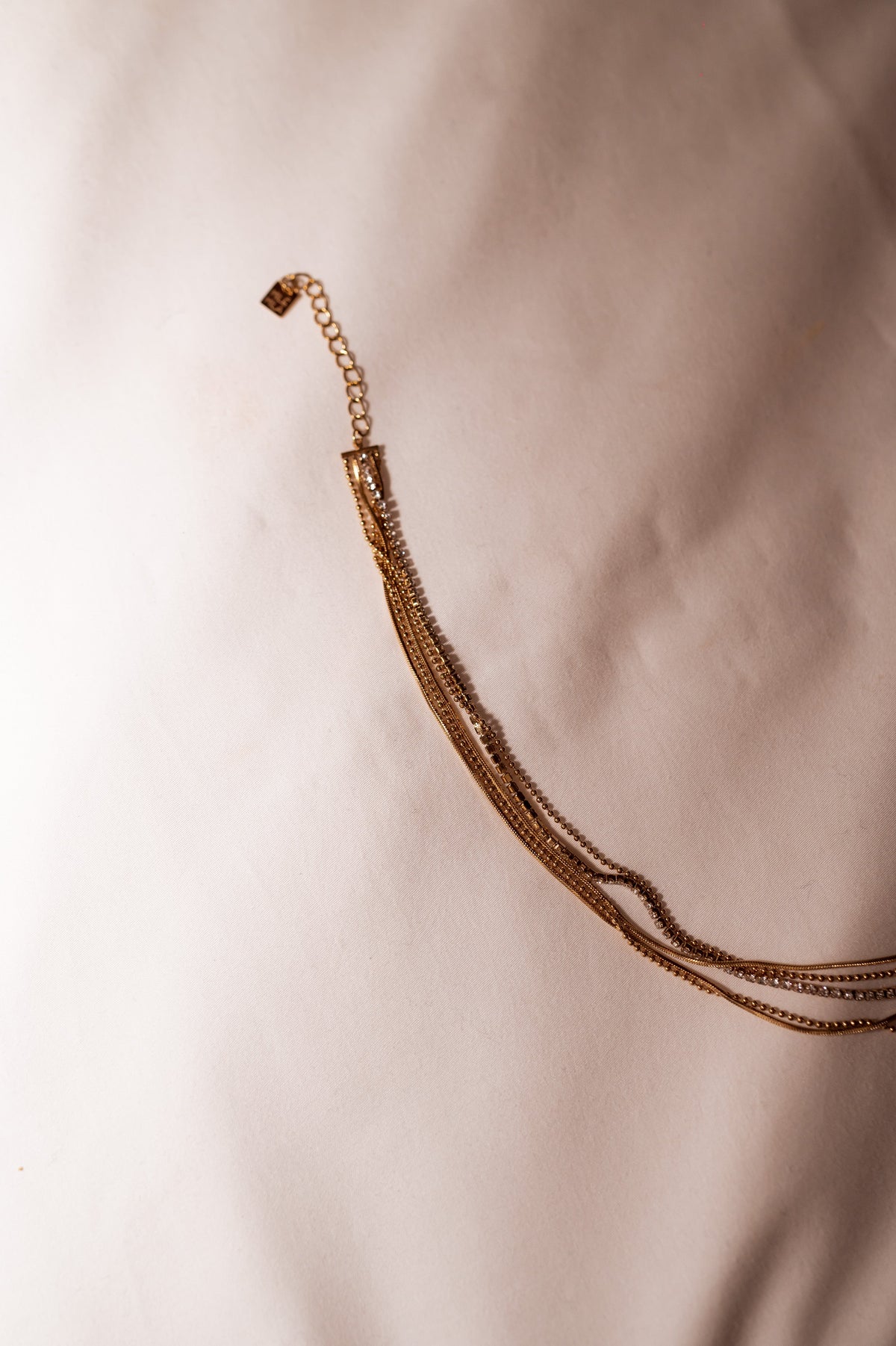 Collier Mellora - doré et brillant