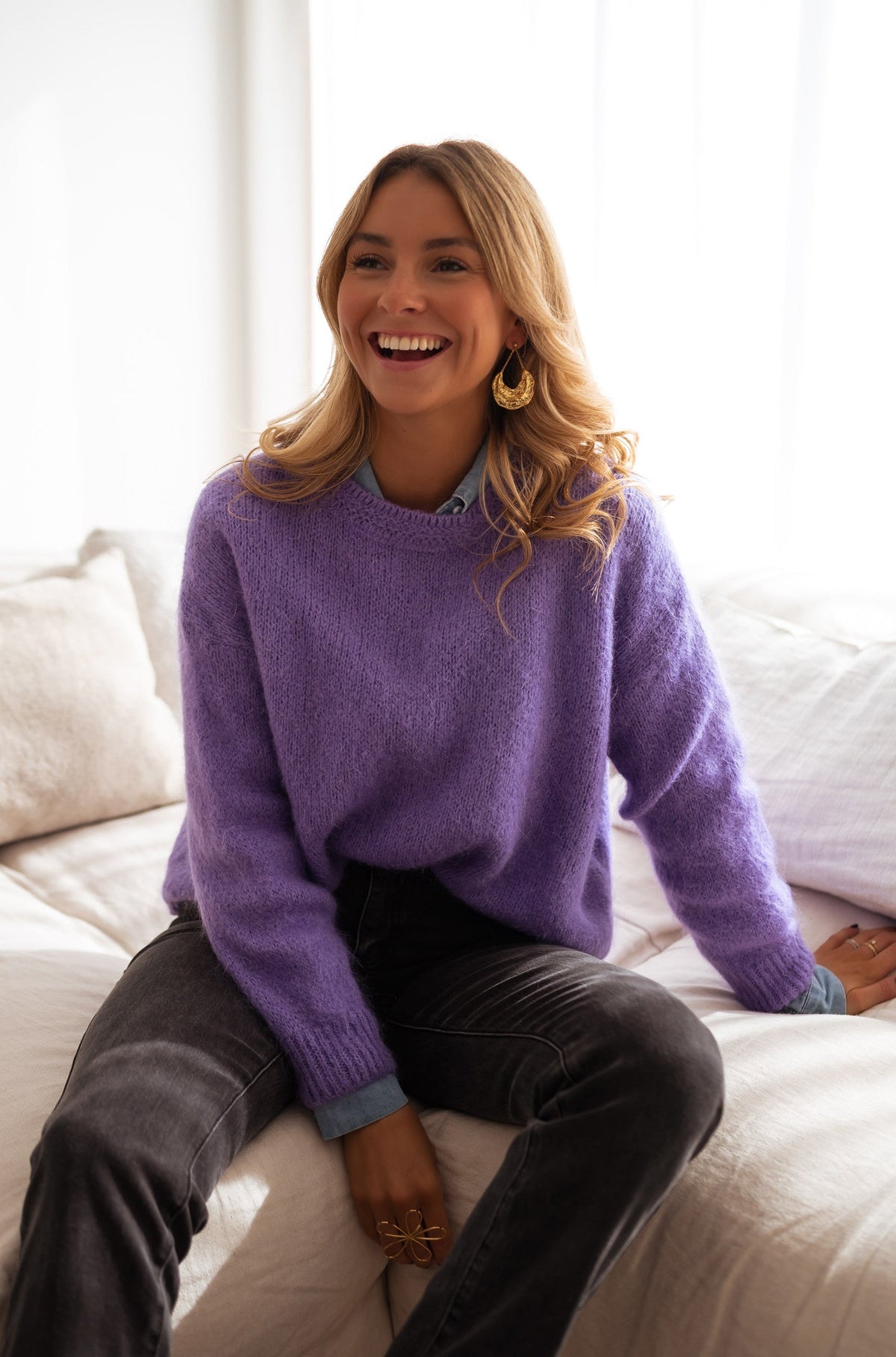 Pull Jacob - mauve