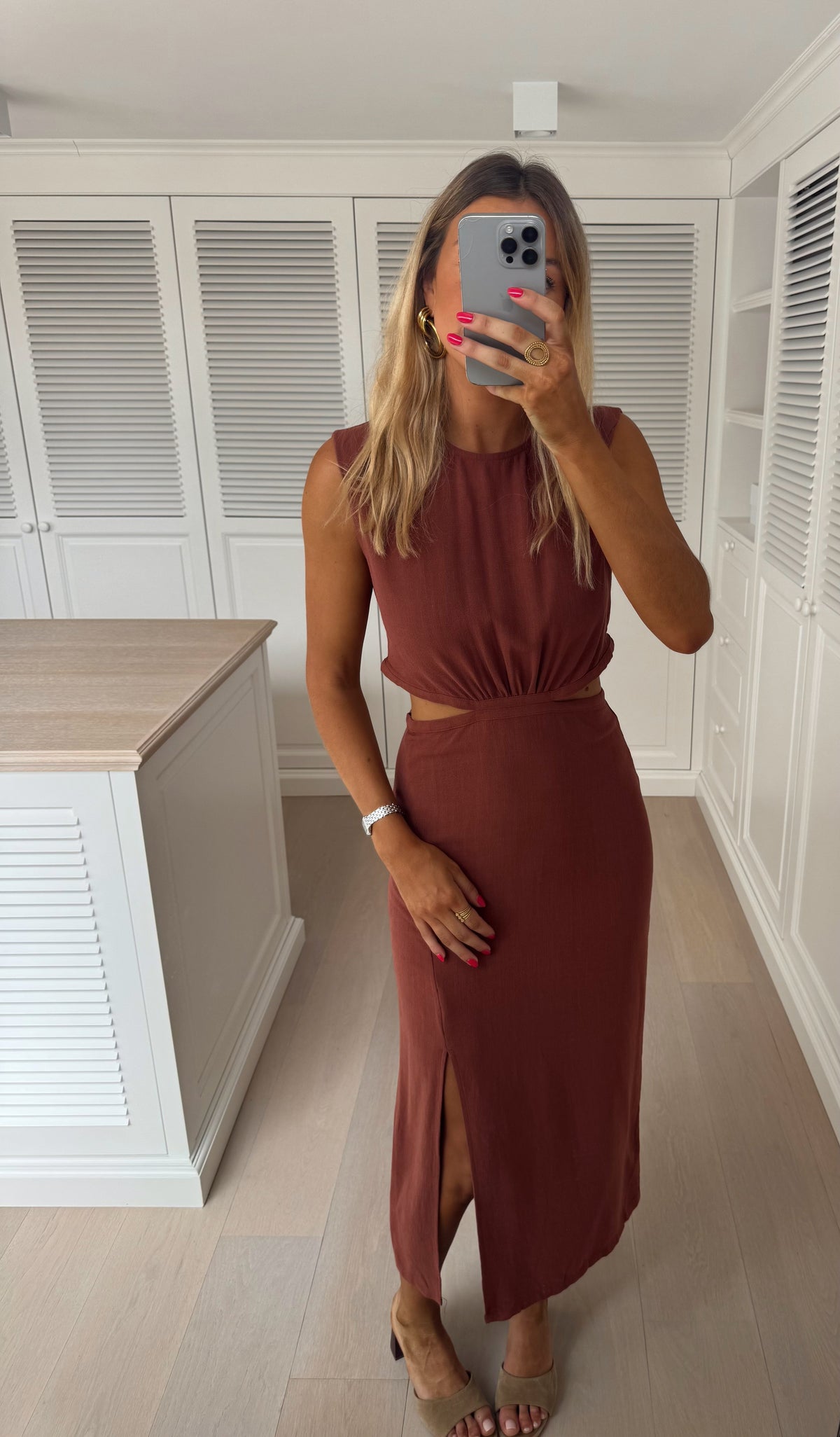 Robe Aubry - chocolat