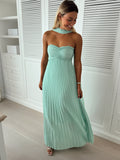 Robe Martina - vert d'eau