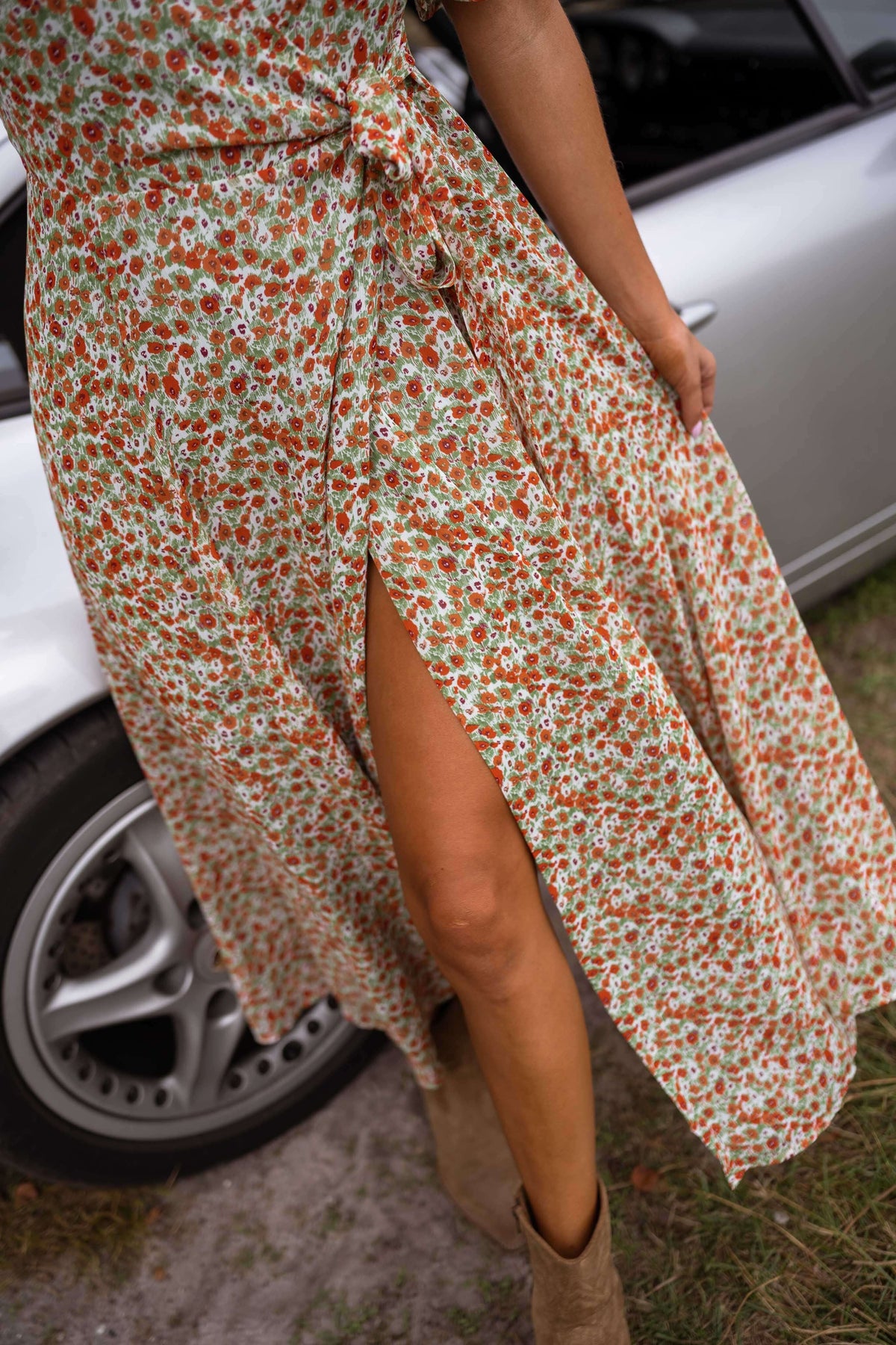Robe Marwa - à fleurs