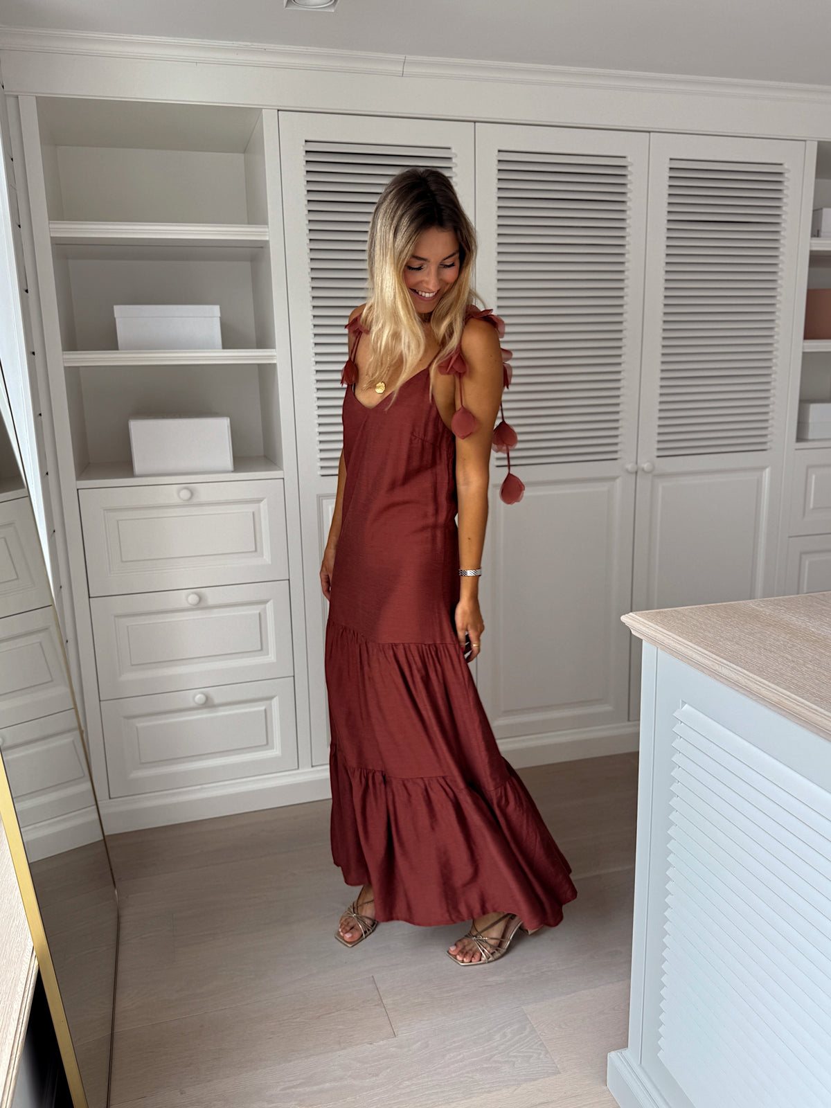 Robe Tania - brique