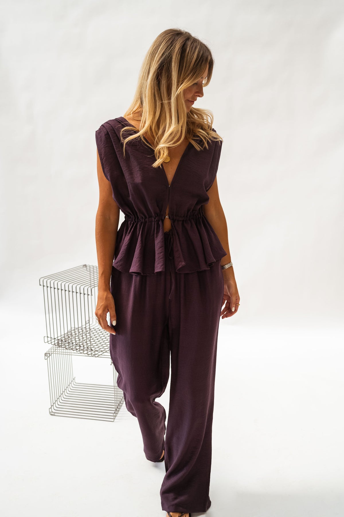 Top Nola - mauve
