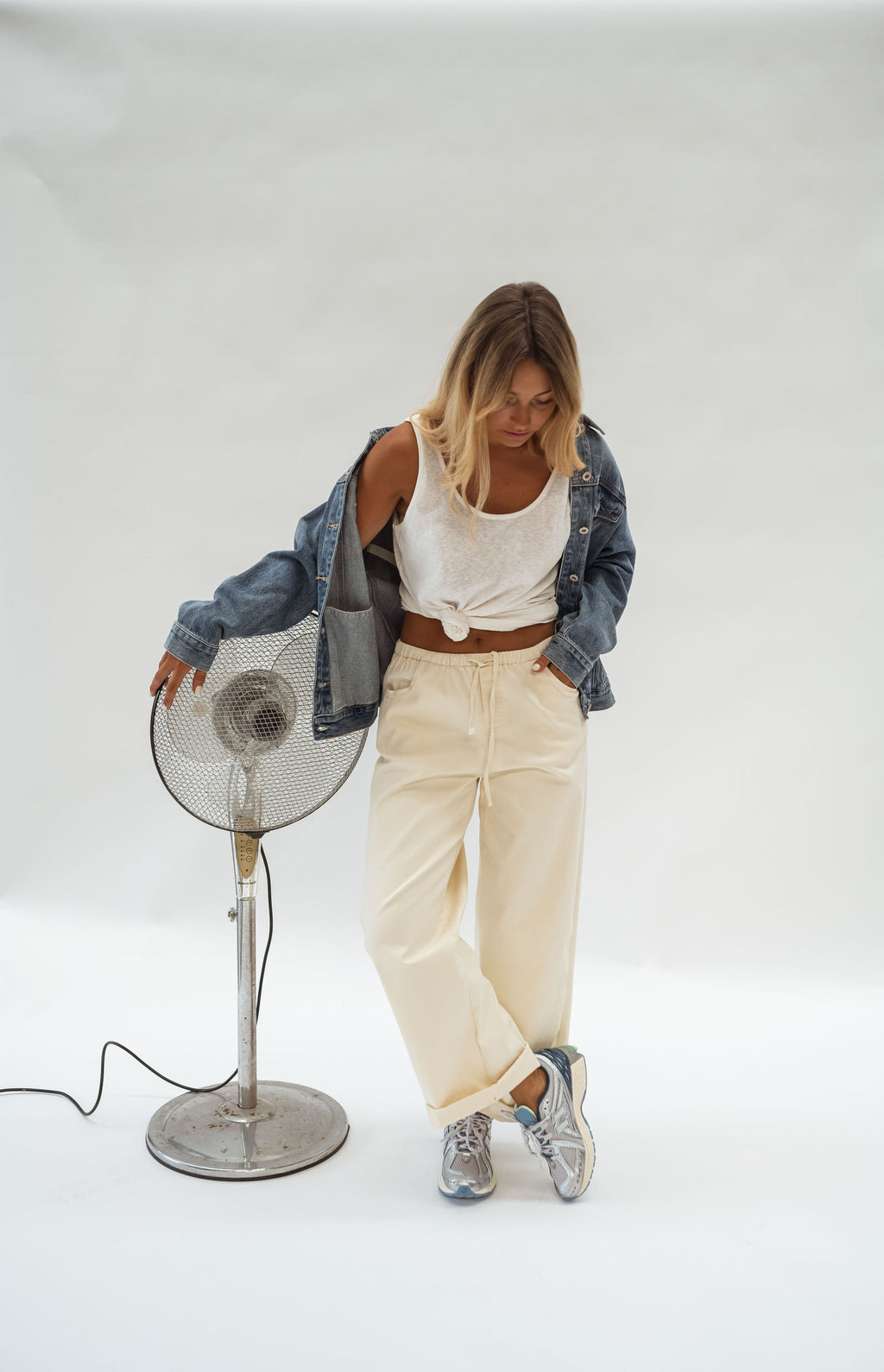 Veste Helmi - bleue en jeans