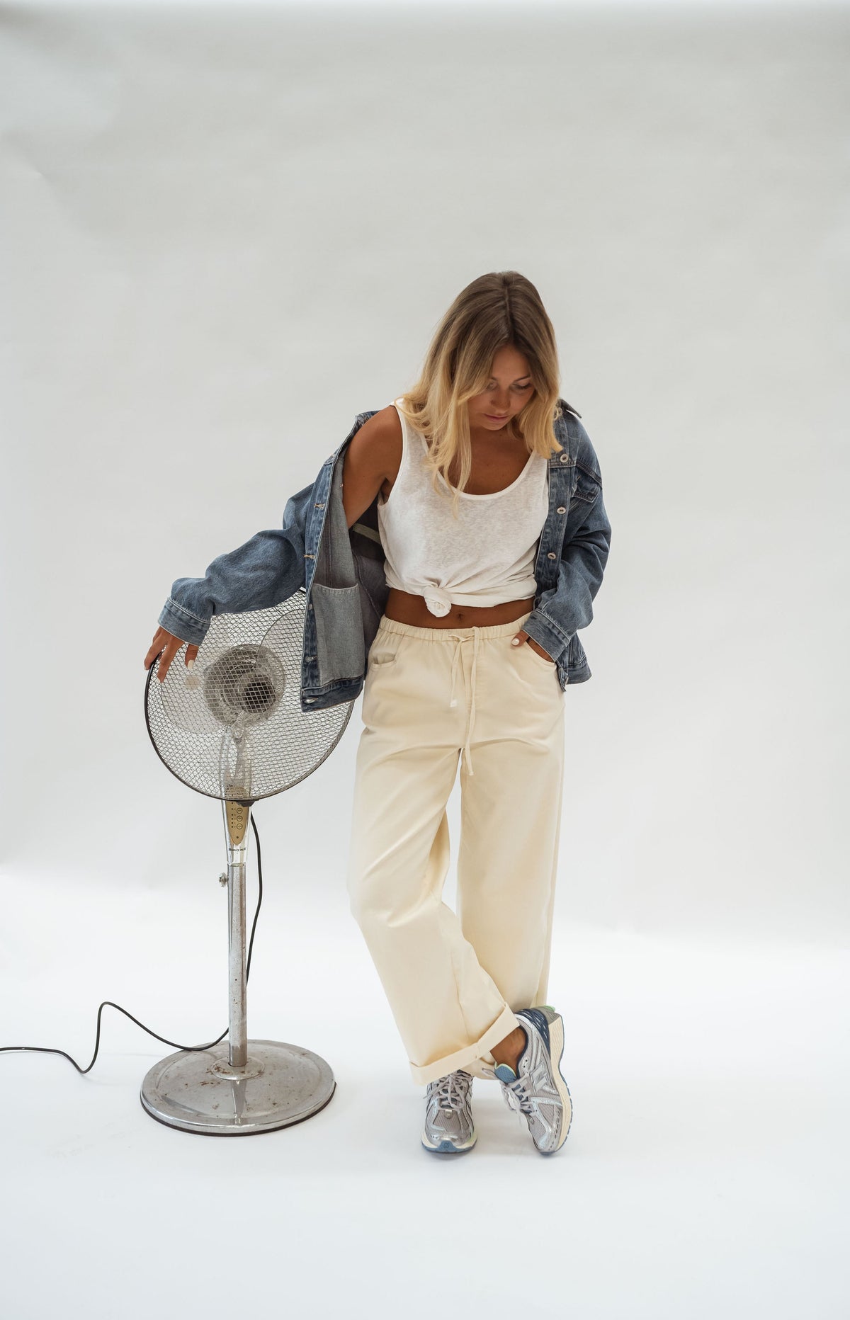 Veste Helmi - bleue en jeans